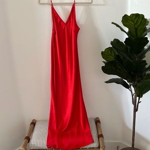 Silk Mid Dress
